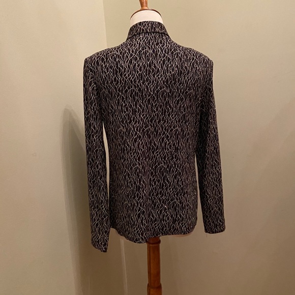 Holiday Silver Sparkle top and jacket set - Picture 5 of 7